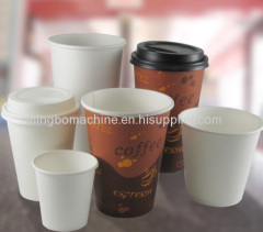 Disposable paper cup forming machine