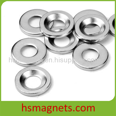 Neodymium Rare Earth Pot Magnet Countersunk