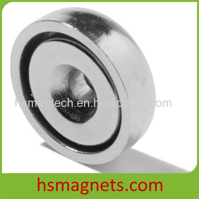 Big Strong Corrosion Resistance Countersunk Pot Magnets