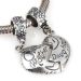 2014 Fashion Sterling Silver Dangle Mother Daughter Heart Charms European Style Wholesale