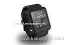 GPS Silicone Smart Bluetooth Watch Phone , Pedometer / Heart Rate Function