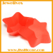 silicone cake cup mold star shape