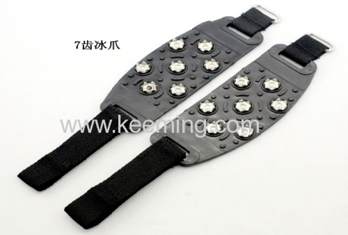 2014hot sell ice grippers for shoes ice spikes for climbing fishing ice snow glass golf outdoor sport