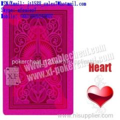 XF brand KEM plastic UV marked cards yellow color for contact lens/poker analyzer/poker cheat/contact lens