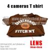XF brand new T-shirt IR cameras with four lens for poker analyzer/poker cheat/contact lens