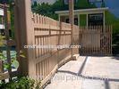 Custom WPC Outdoor Fence Door for Garden and Wood Plastic Composite Railing