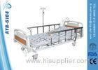 ABS Plastic Head Board Adjustable Medical Hospital Beds With Side Rails