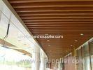 Moth-proof Artistic Wood Plastic Composite Ceiling For Indoor Decoration