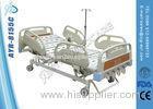 ABS Side Rail Rolling Manual Hospital Bed With Central Lock System