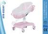 Adjustable Trendeleburg Children Hospital Bed With Acrylic Plastic Bassinet