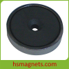 Sintered Hard Ferrite Countersunk Pot Magnet