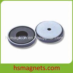 Anisotropic Sintered Permanent Ferrite Magnets With Countersunk Holes