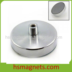 Ferrite Magnetic Assemblies Holding Magnet with Feamale Threaded