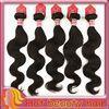 Natural Black Virgin Brazilian Human Hair Extensions Body Wave Type