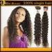 Brazilian Virgin Human Hair Extensions Brown , Remy Deep Wave Hair