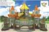 Fashion Plastic Kids Castle Playground ISO9001 Anti-UV and Anti-fade