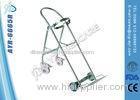 Stainless Steel Medical Hospital Oxygen Bottle Trolley With Four Wheel