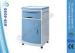 Medical Hospital Furniture ABS Plastic Bedside Cabinet With Four Silent Wheels