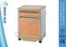 ABS Hospital Patient Room Accessories Bedside Table With Four Wheels