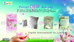 OEM Weight Loss Capsule of Slim Belly Patch With Colors, Private Label For Slimming