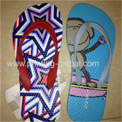 2014 new hot stamping foil with colorful pattern for slippers
