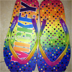 2014 new hot stamping foil with colorful pattern for slippers