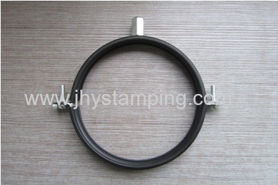 pipe clamp with rubber