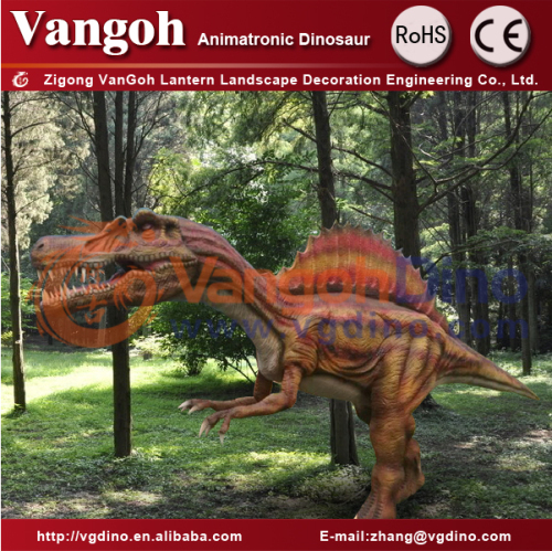 mechanical life size spinosaurus model