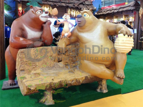 life size cartoon statue cartoon bear
