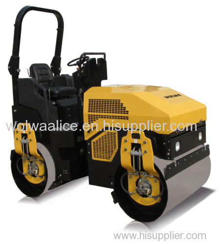 best selling driving road roller double drum 2.9 ton