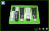 Green Rectangular Plastic Cosmetic Blister Packaging Trays , Silk Printing