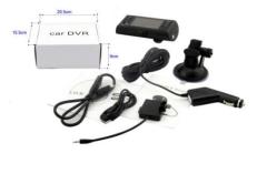 HD 720P X2 Dual Lens Dashboard Car DVR Vehicle Camera Video Recorder