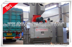 High quality rubber belt shot blasting machine