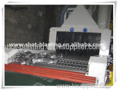 HQWD series wire mesh net belt conveyor type shot blasting machine for sale