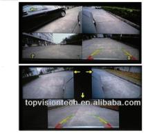 Parking Assist 360 Degree Camera 4-channel DVR Recorder Bird View System
