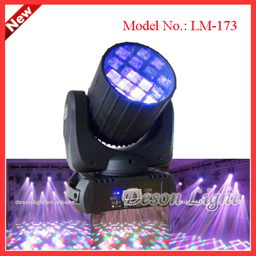12pcs 10W Quad 4in1 LED Magic Effect Beam Moving Head Light