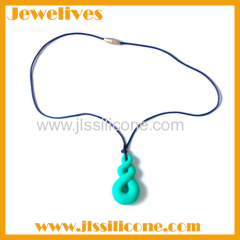 fashion silicone rubber necklace for women