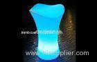 Polyethylene Bar Furniture LED lighting bar stools With Wireless Remote Control