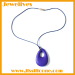 New silicone teething beads necklace water drop shape