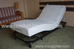 Konfurt Electric mesh adjustable bed metal frame with castorsmemory foam mattress