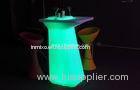 Remote control LED Cocktail Table , Glowing table furniture