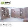 twin Space Saving transformable Wall Bed Bedroom Furniture With Bookshelf