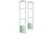 Garment Store Alluminum Alloy Security Doors EAS Alert System 1.0 ~ 1.6m Detecting Area