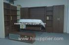 Space Saving Furniture Modern Foldable Murphy Wall Bed With Bookshelf