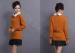 2014 Womens Cable Knit Sweaters Round Neck Solid Color Pullover