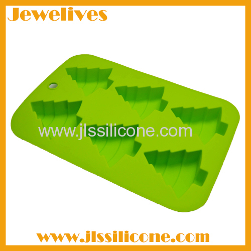 christmas tree shape silicone bakeware