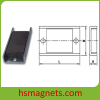 Sintered Hard Ferrite Ceramic Channel Magnets