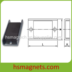 Sintered Hard Ferrite Ceramic Channel Magnets