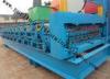 High Efficiency Double Layer Cold Roll Forming Machine for Roofing Tile / Wall Panel