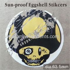 high quality eggshell vinyl stickers from facotry of China